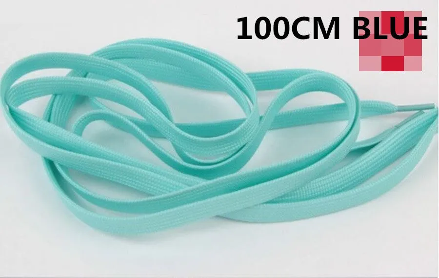 100CM 1 Pairs=2 PCS Sport Men Women Luminous Shoelace Glow In The Dark Fluorescent Shoelace Athletic Flat Shoe Laces ASL661A