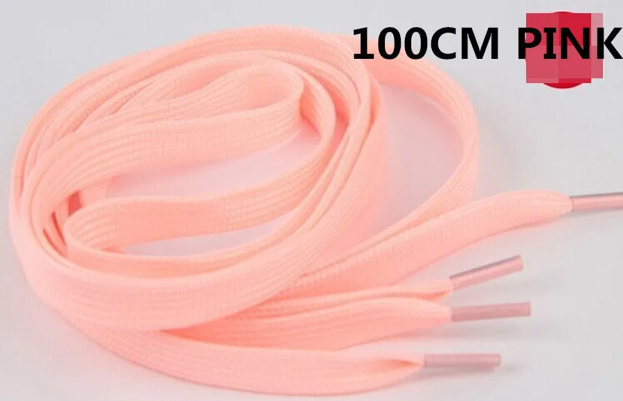 100CM 1 Pairs=2 PCS Sport Men Women Luminous Shoelace Glow In The Dark Fluorescent Shoelace Athletic Flat Shoe Laces ASL661A