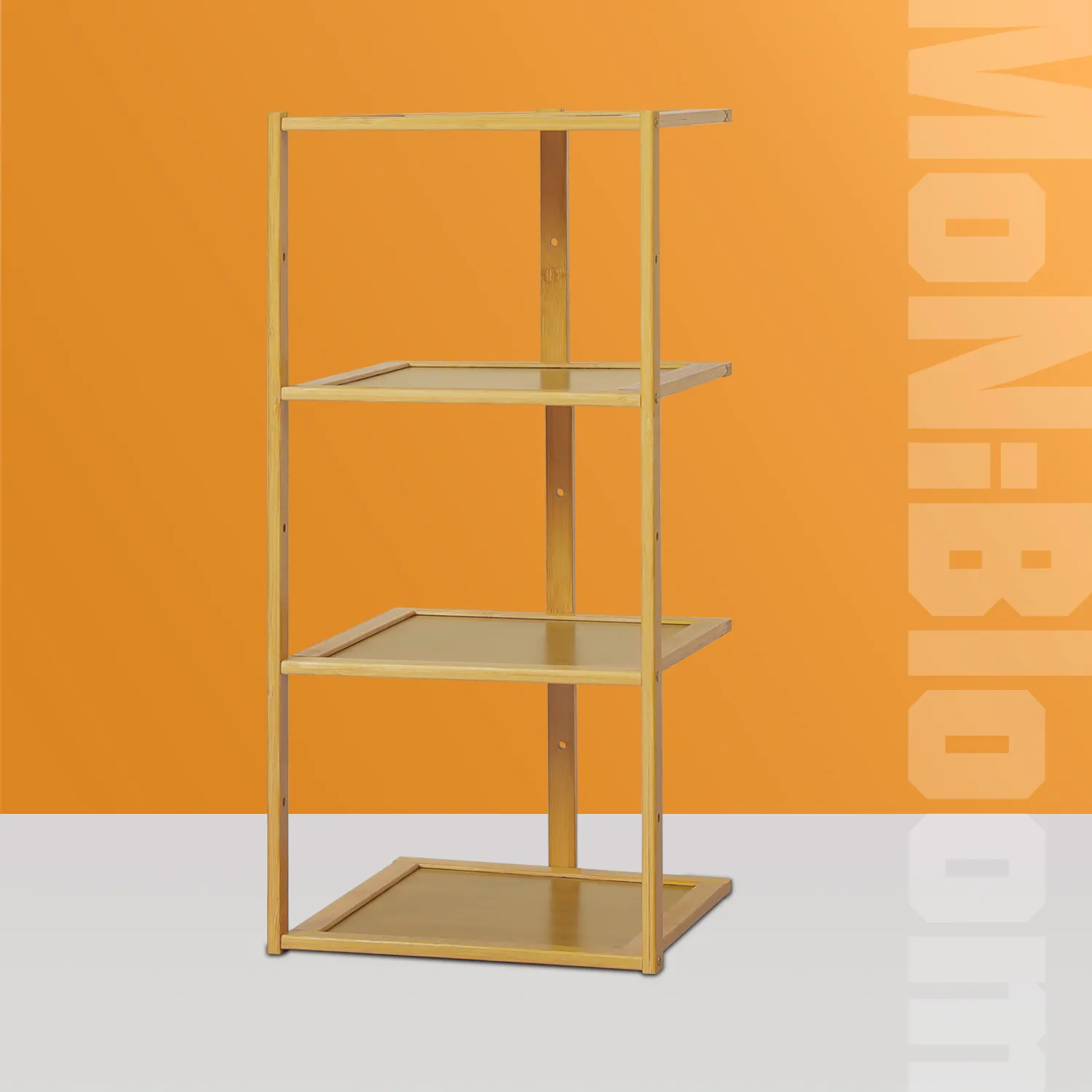 11" Single Stand Shoe Rack - Natural