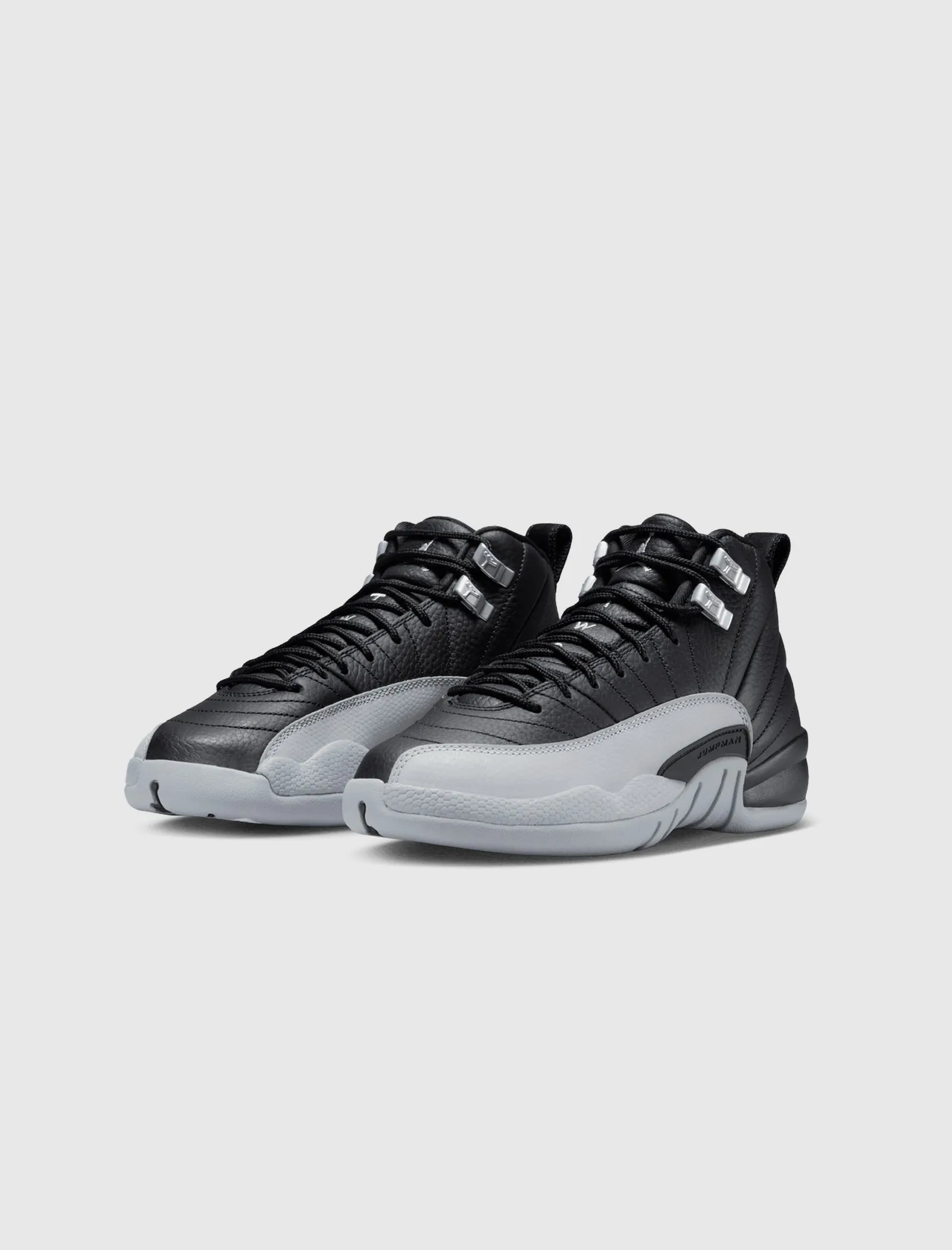 AIR JORDAN 12 RETRO "BLACK/WOLF GREY" GS