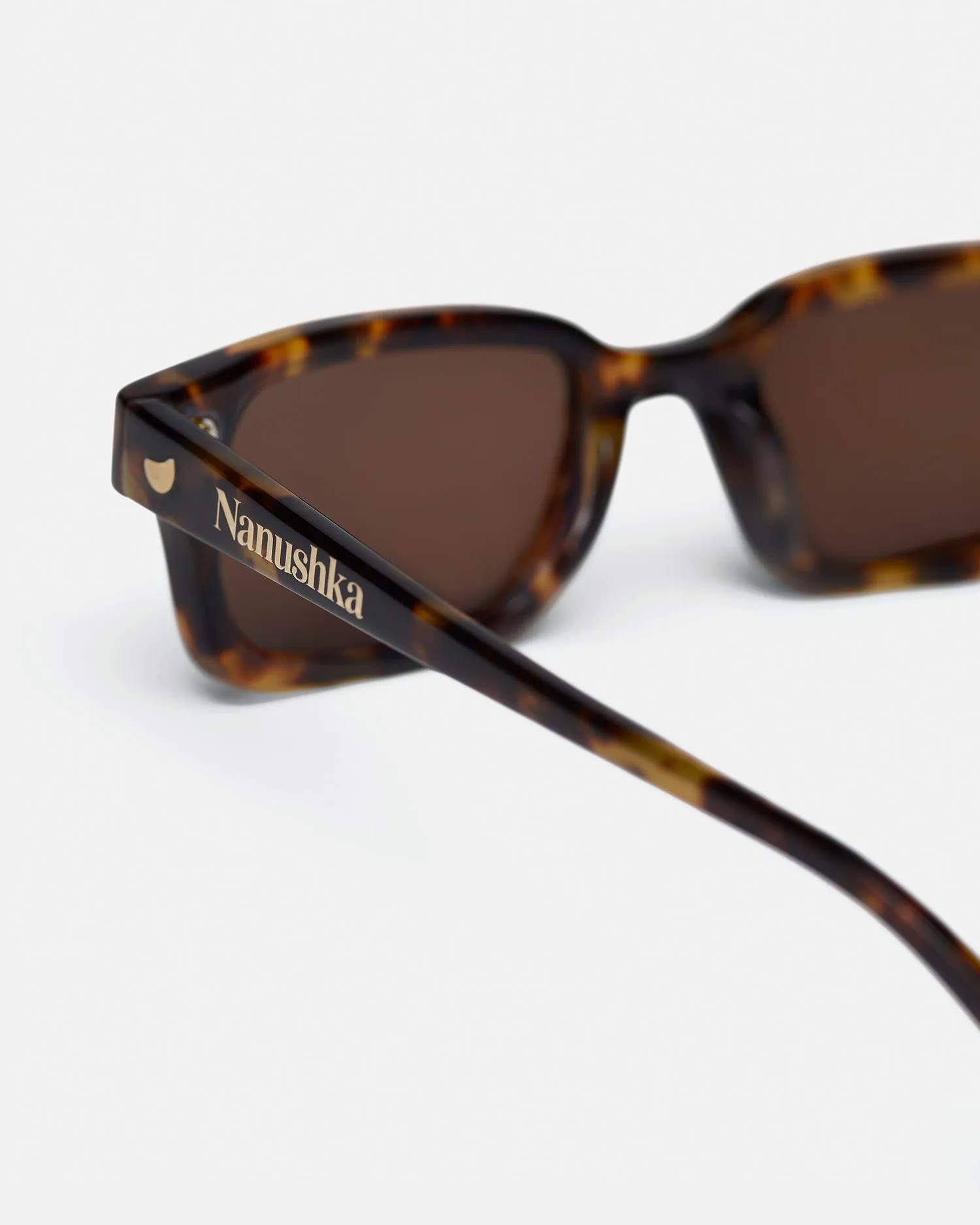 Albin - Plastic Sunglasses - Dark Amber