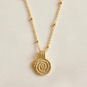 Amonita Charm Necklace | Waterproof 24k Sustainable