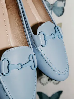 Baby Blue Loafers