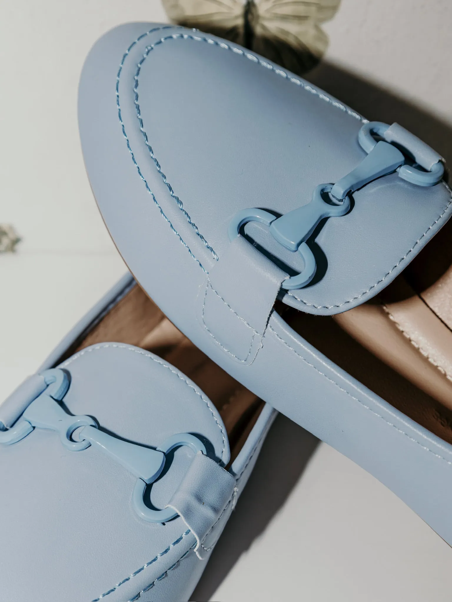 Baby Blue Loafers