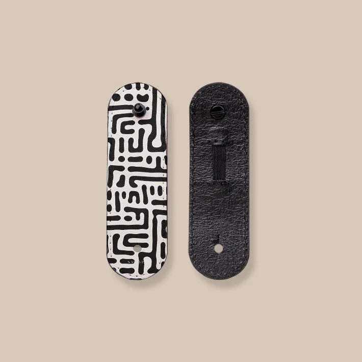 Black & White Maze EcoWrap Cord