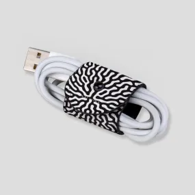 Black & White Tweed EcoWrap Cord