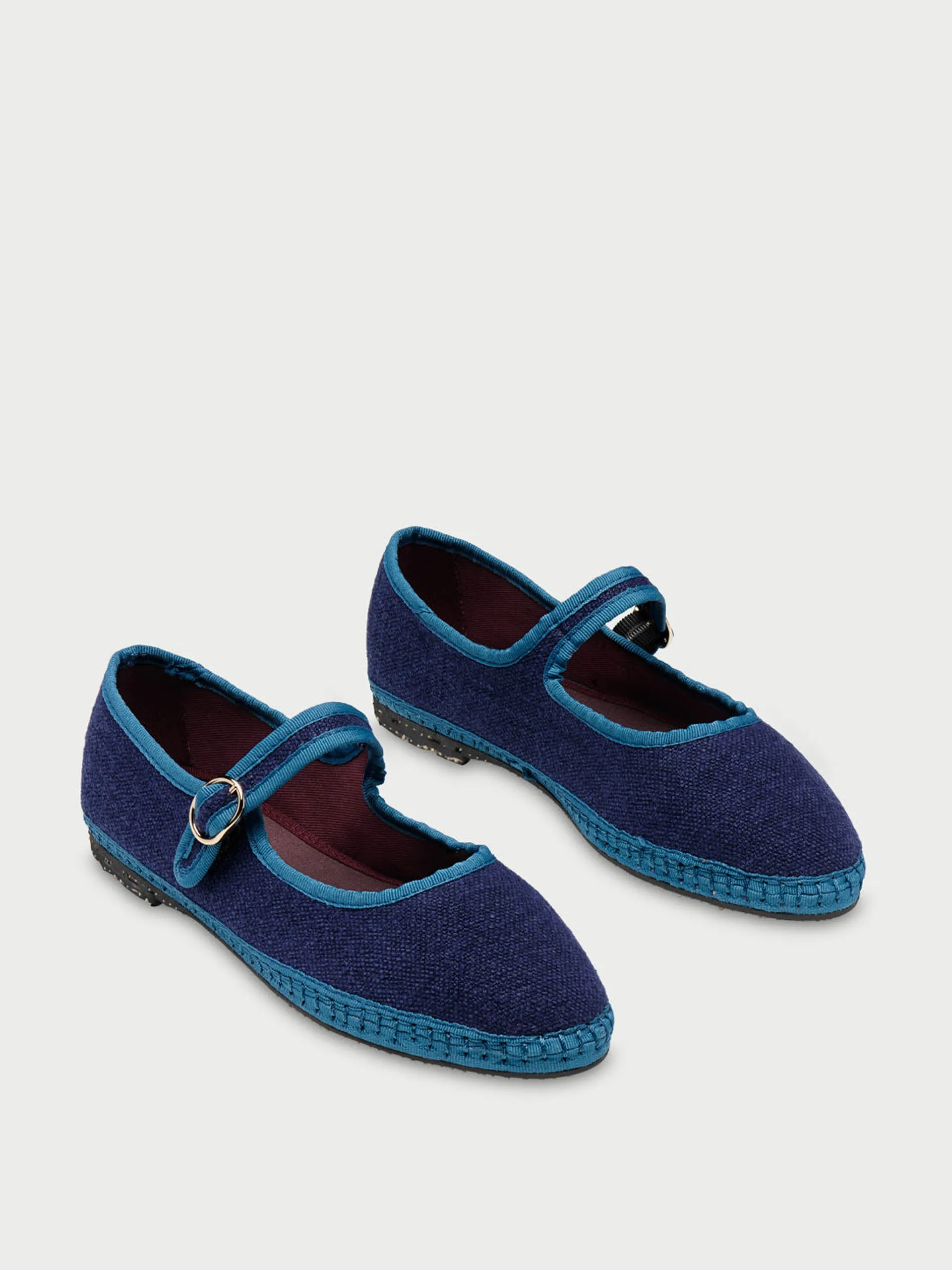 Blue Arthur Mary Jane flats