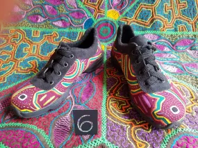 Boho Lace up Mola Shoes - Size 6 - Birdie