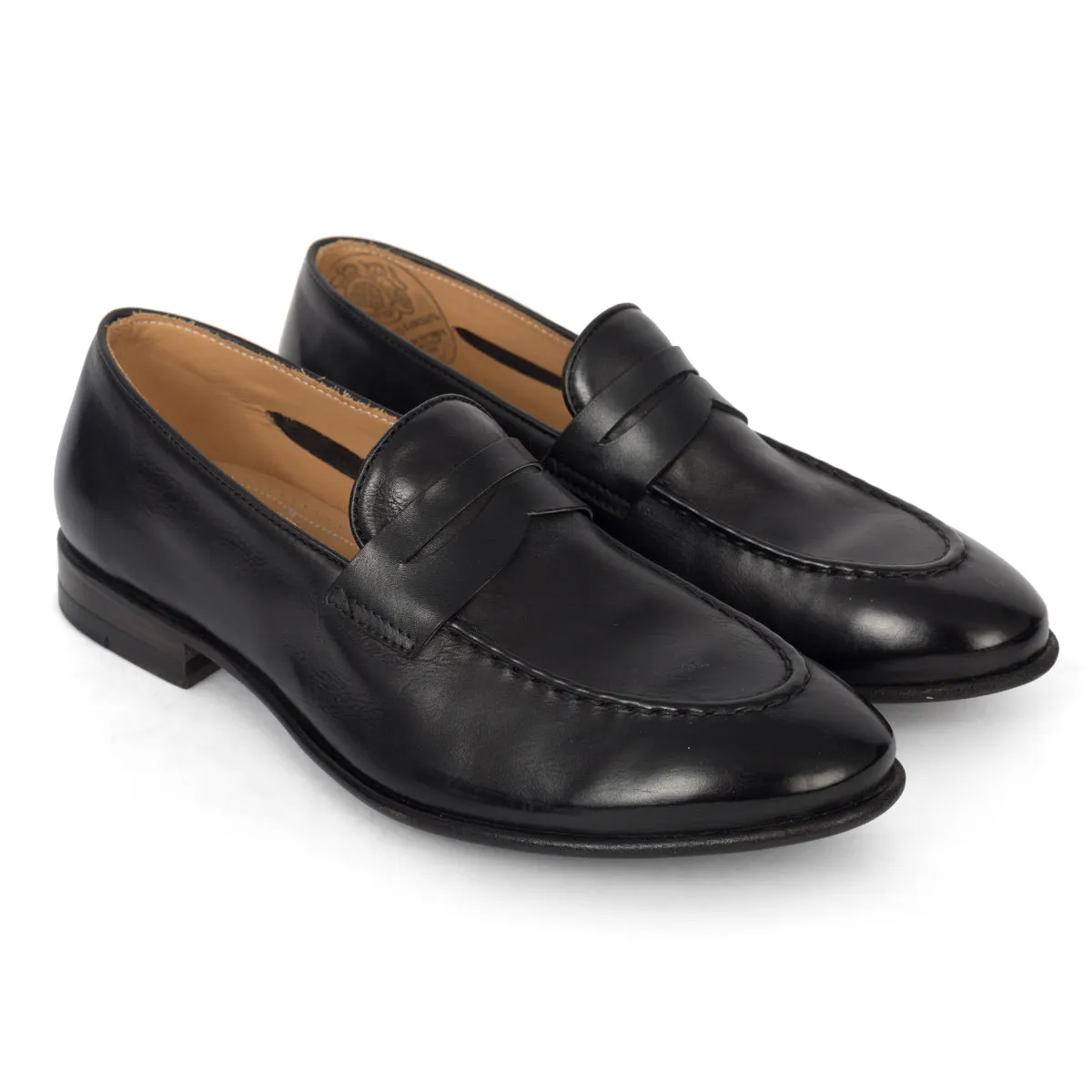 BRENDA 60038<br>Black loafers