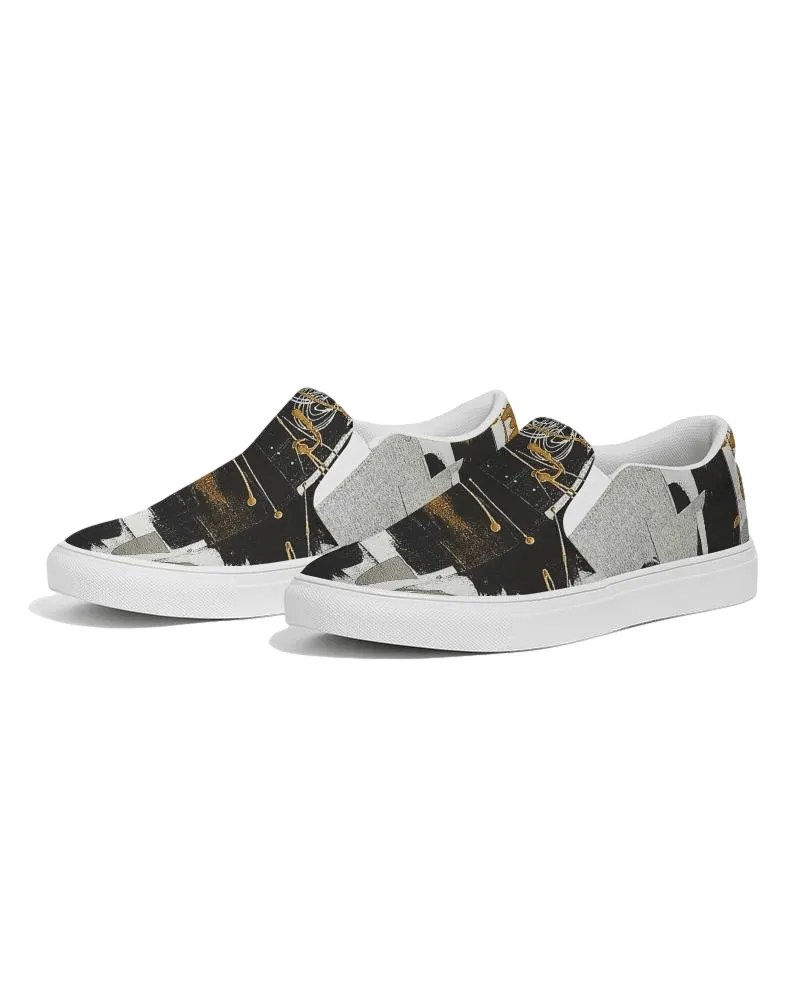 Custom Design, Women's Slip-On Canvas Shoe-Earth Tones