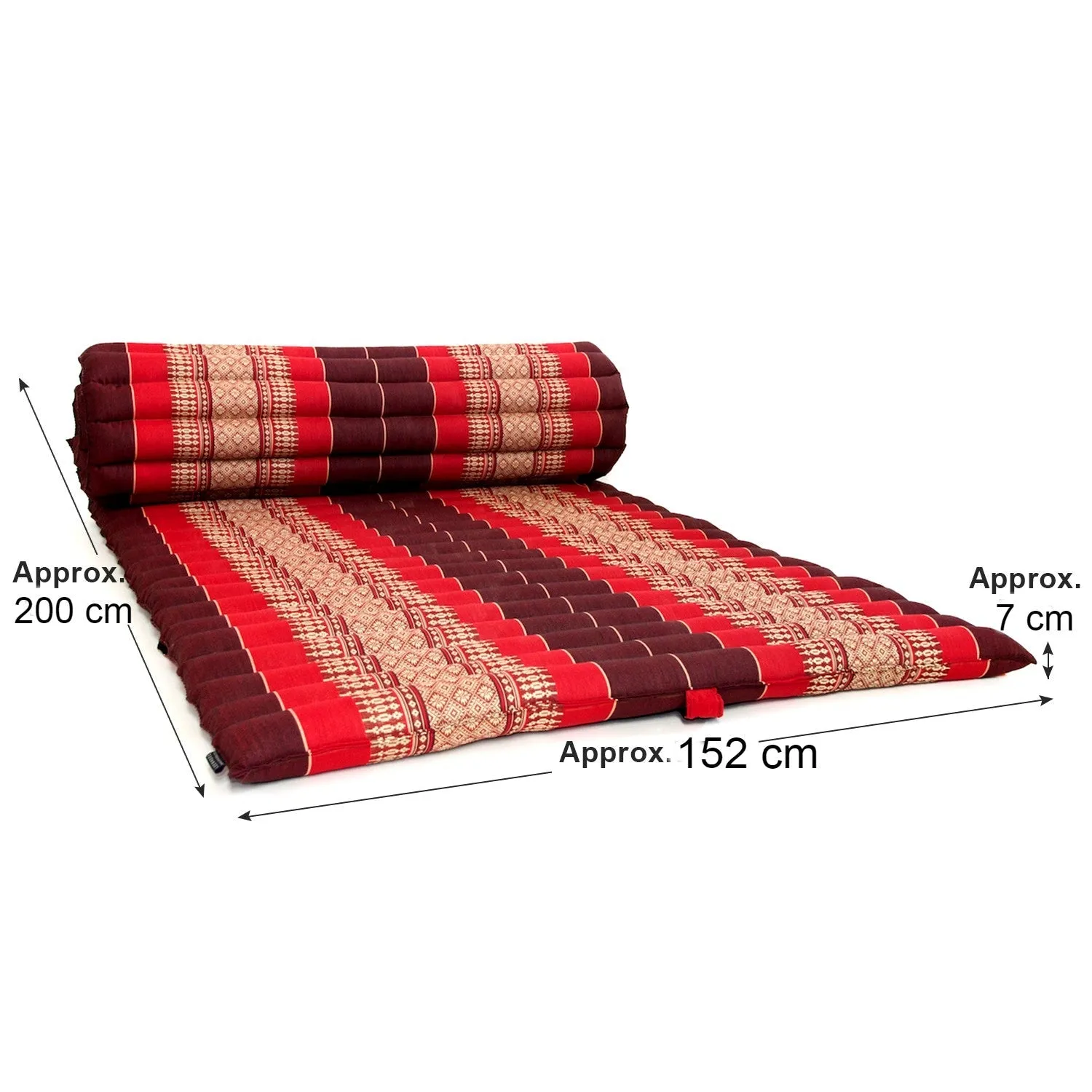 Day bed XXL Large Queen sized Roll Out Mattress  155 cm x 200 cm  RED or Blue