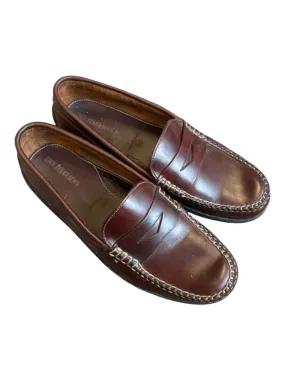 Dick Ferguson's Shoe Size 9M Brown Leather Rubber Sole Men's Loafers