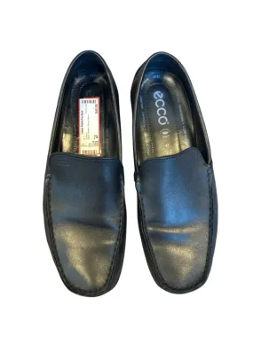 ecco Shoe Size 47 Black Leather Men's Loafers