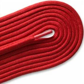 Fashion Casual/Athletic Round 3/16" Laces - Scarlet Red (2 Pair Pack) Shoelaces