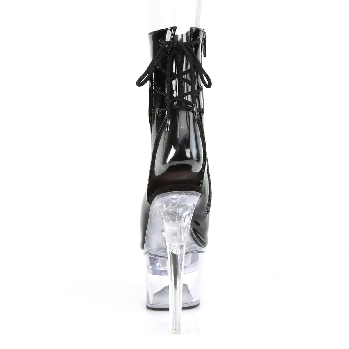 FLASHDANCE-1018-7 Black Patent/Clear