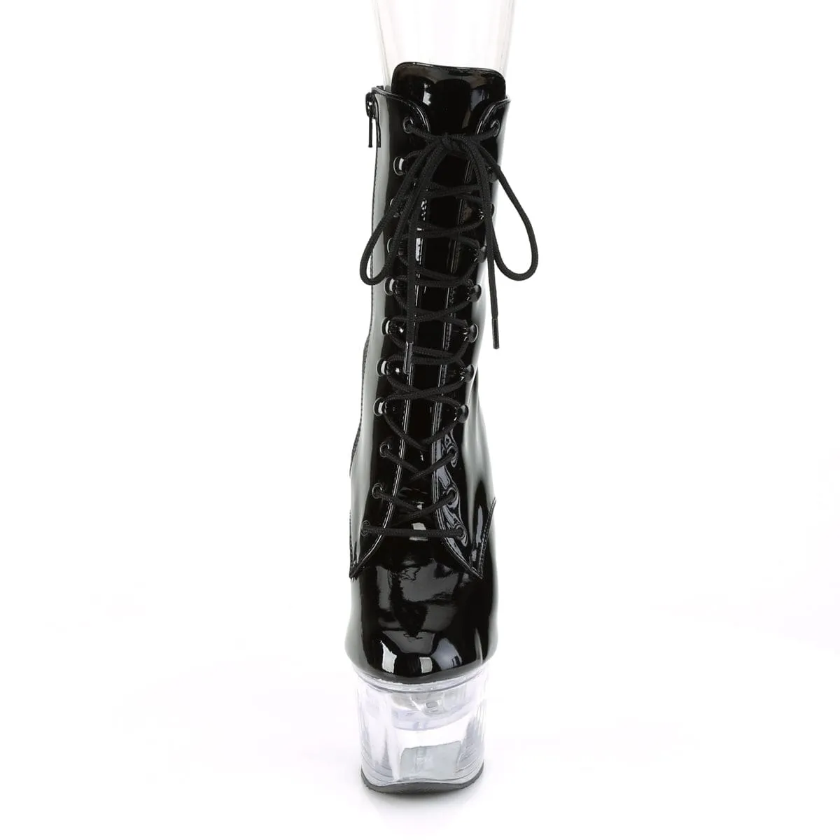 FLASHDANCE-1020-7 Black Patent/Clear