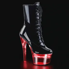 FLASHDANCE-1020-7 Black Patent/Clear