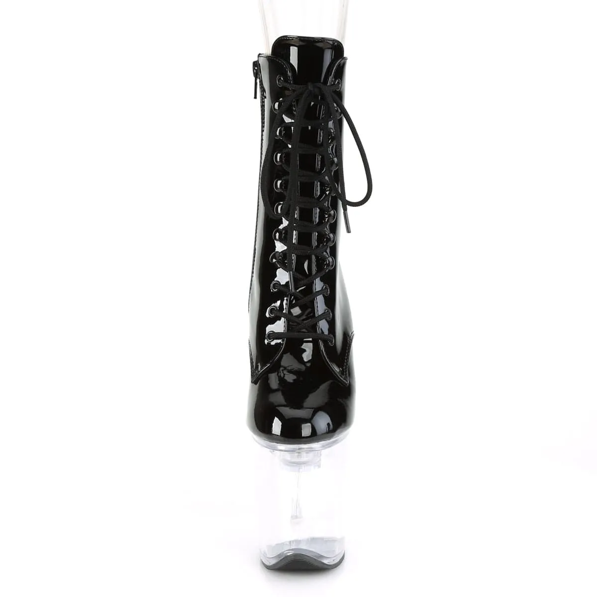 FLASHDANCE-1020-8 Black Patent/Clear