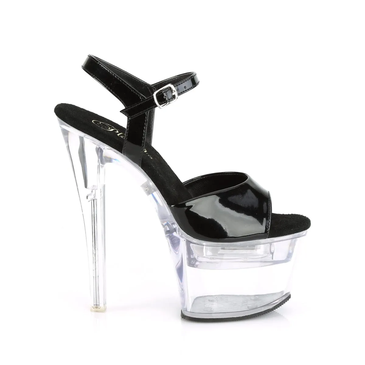 FLASHDANCE-709 Black Patent/Clear