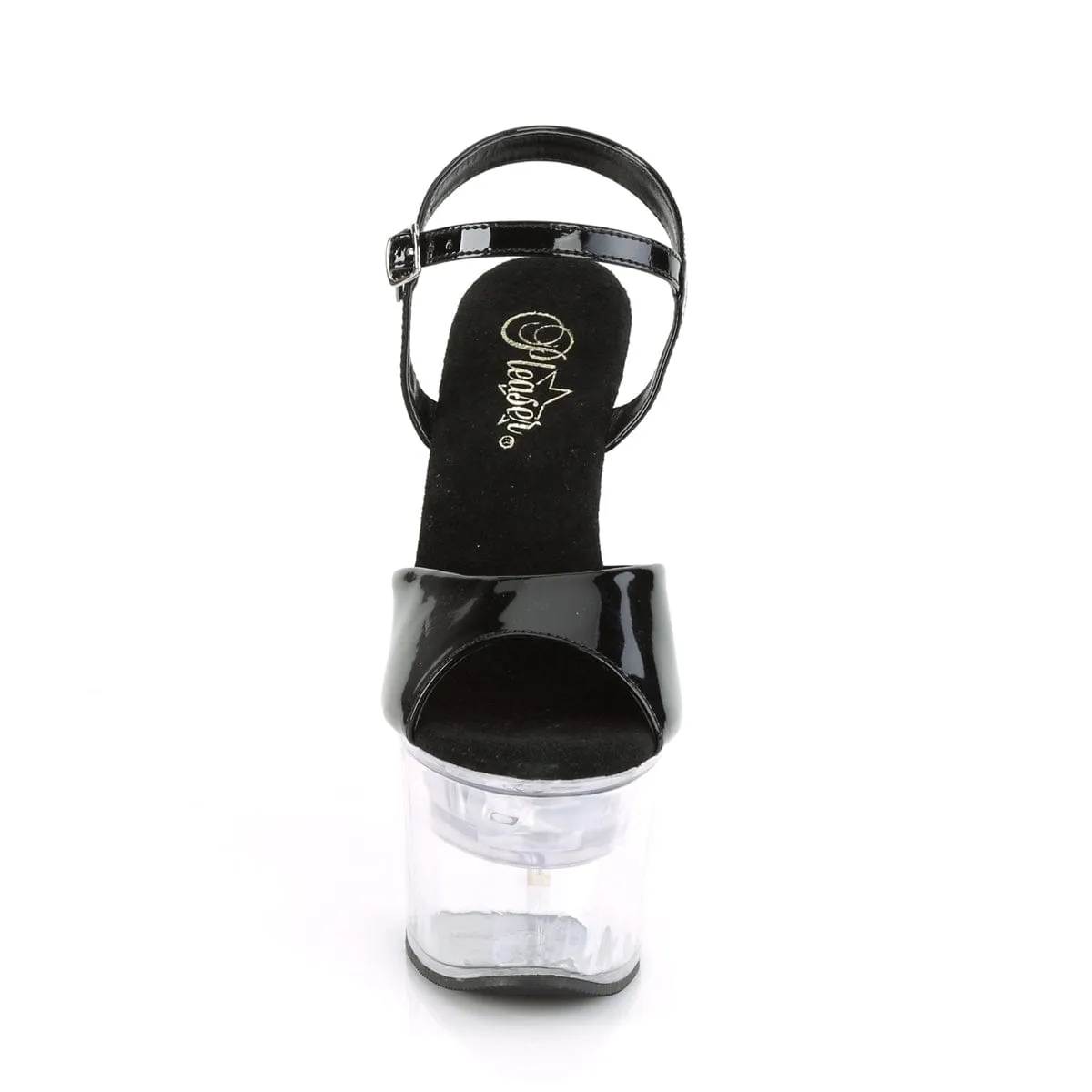 FLASHDANCE-709 Black Patent/Clear