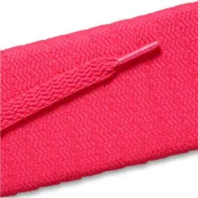 Flat Athletic Laces - Neon Pink (2 Pair Pack) Shoelaces