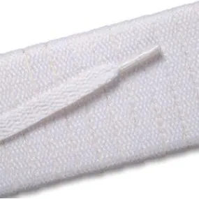 Flat Athletic Laces - White (2 Pair Pack) Shoelaces