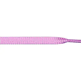 Glitter 3/8" Flat Laces - Light Pink (1 Pair Pack) Shoelaces