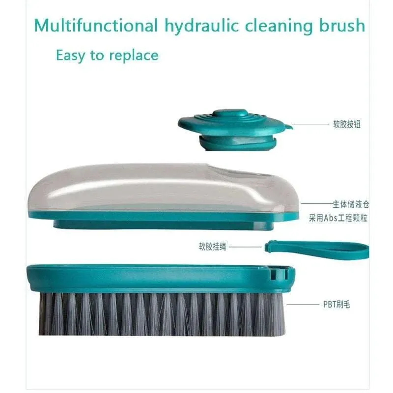 Hydraulic Laundry Brush - Clean Clothes & Surfaces with Ease - Eco-Friendly and Portable