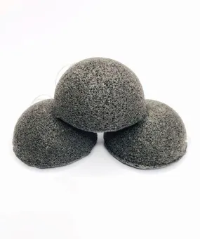 Konjac Sponge Biodegradable - Charcoal | Eco Friendly Gift | Zero Waste | Vegan