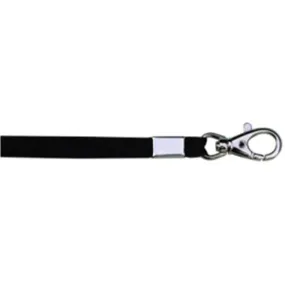 Lanyard 3/8" - Black (12 Pack)