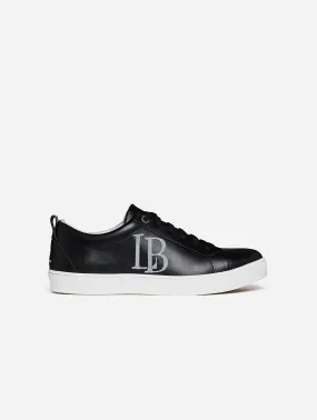 Men's Apple Leather Vegan Sneakers | Black