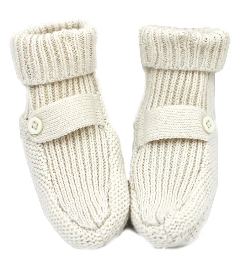 Milan Organic Knit Baby Booties Shoes (4 Colors)