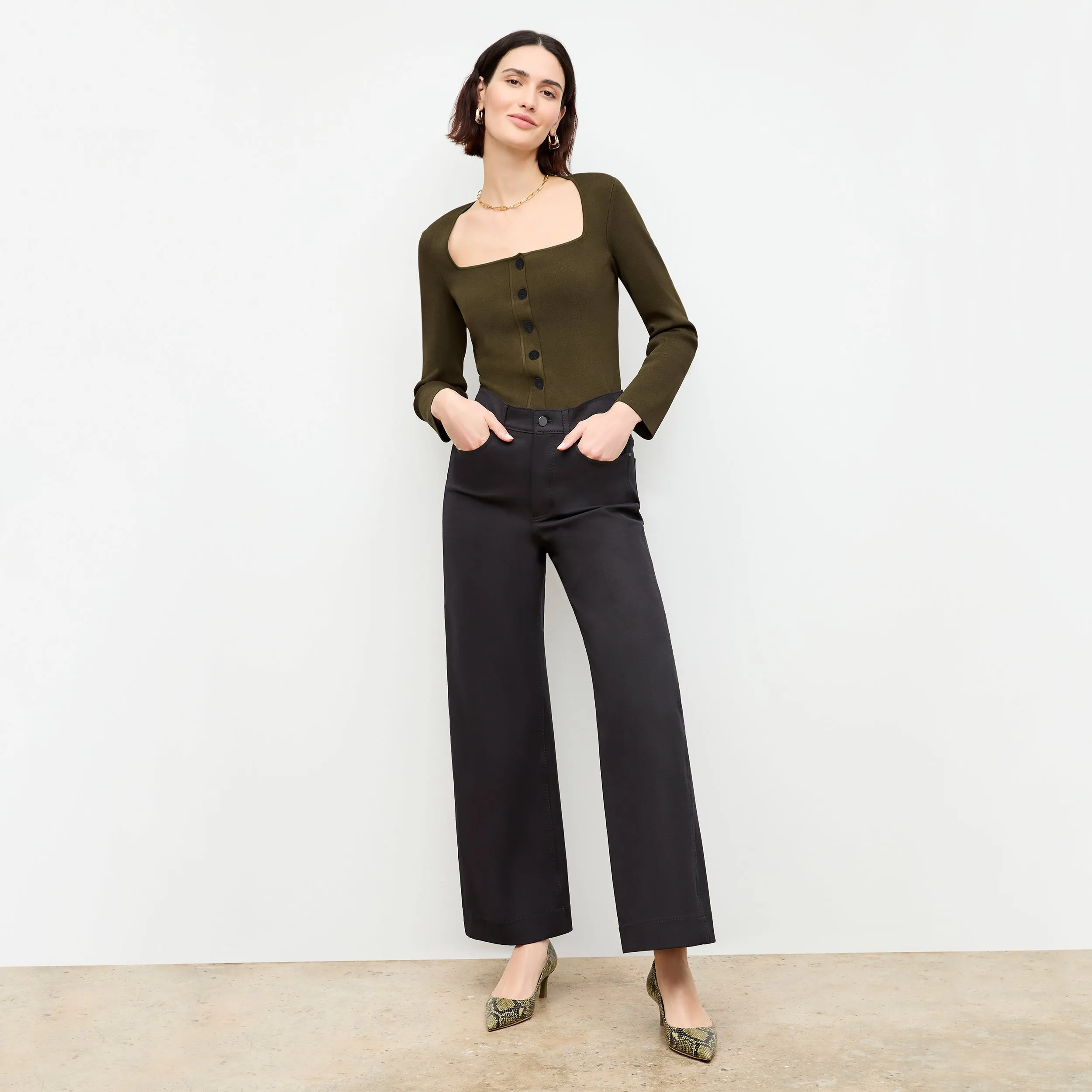 Milo Wide-Leg Jean - Eco Better Than Denim :: Black