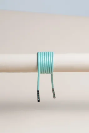 Mint Green | Round Waxed Shoelaces