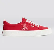 OCA Low ATARI Red Canvas Sneaker Men