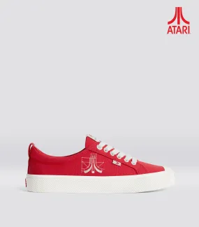 OCA Low ATARI Red Canvas Sneaker Men