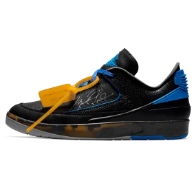 Off-White x Air Jordan 2 Retro Low SP 'Black Varsity Royal'