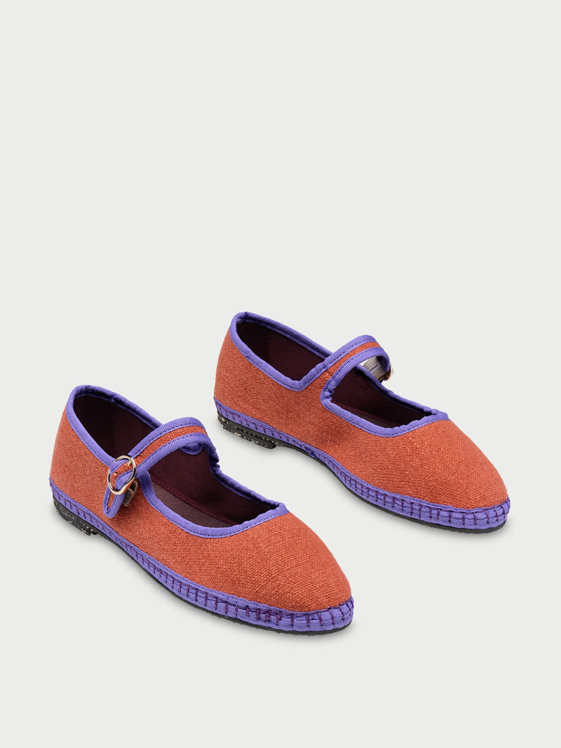 Orange D'Artagnan Mary Jane flats