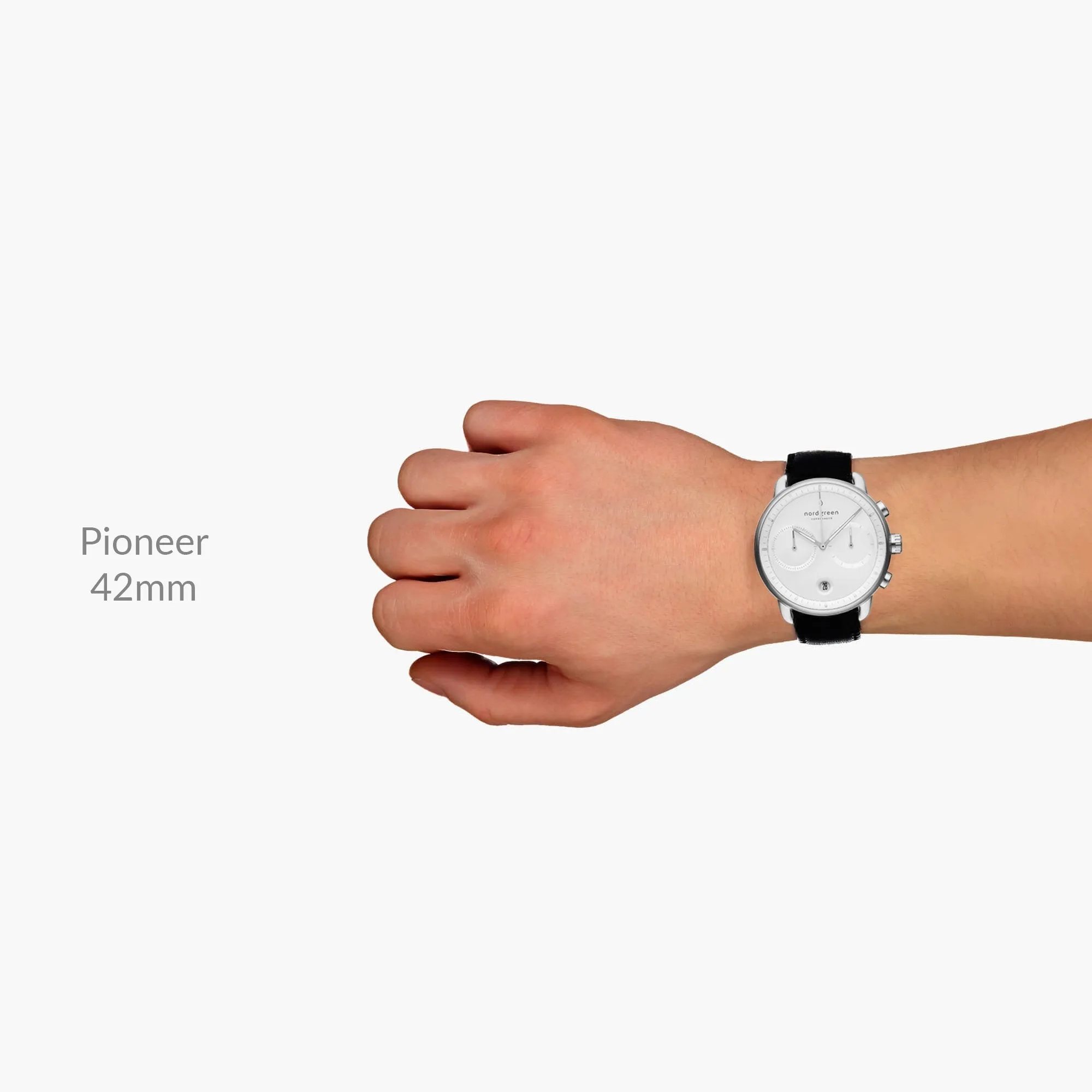 Pioneer | White Dial - Brown Vegan Leather - Refurbished