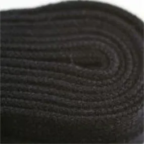 Poly Hockey Laces - Black (2 Pair Pack) Shoelaces