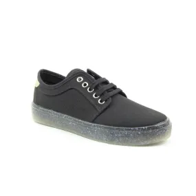 Recykers Peckham Mens Black Lace Up Trainers