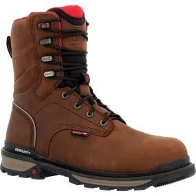 Rocky Rams Horn Men's Waterproof Composite Toe Work Boots Rkk0394 In Brown