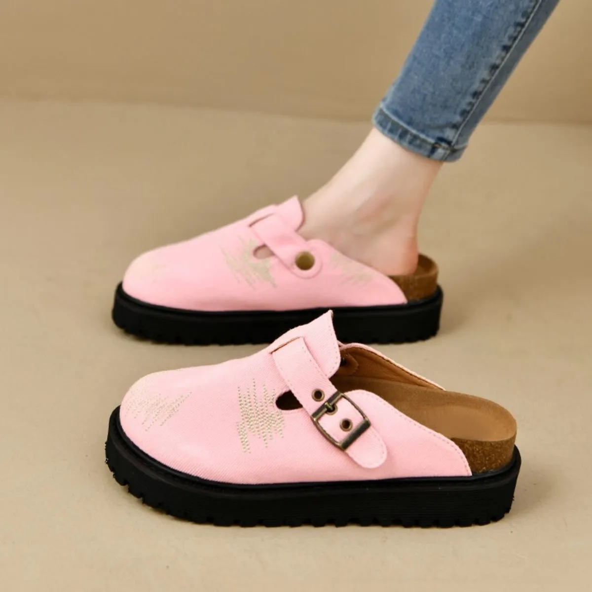 Round Toe Platform Loafers