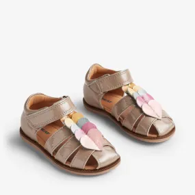 Sandal Closed Toe Hana Patent - beige