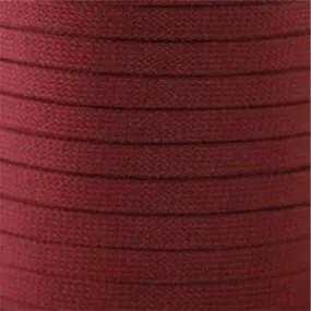 Spool - 7/16" Flat Tubular Athletic - Maroon (144 yards) Shoelaces