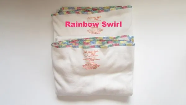 Stretchy flat cloth diapers