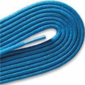 Thin Round Fashion Dress 1/8" Laces - Neon Blue (2 Pair Pack) Shoelaces