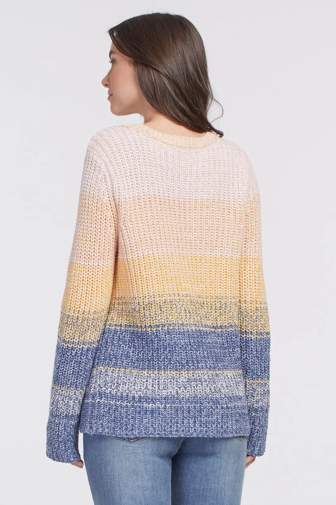 Tribal | Color Block | Striped Knitted Sweater | Women's