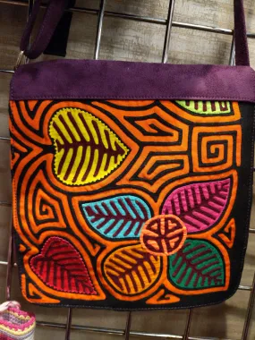 Tribal Textile Vegan Mola Purse - Florencia