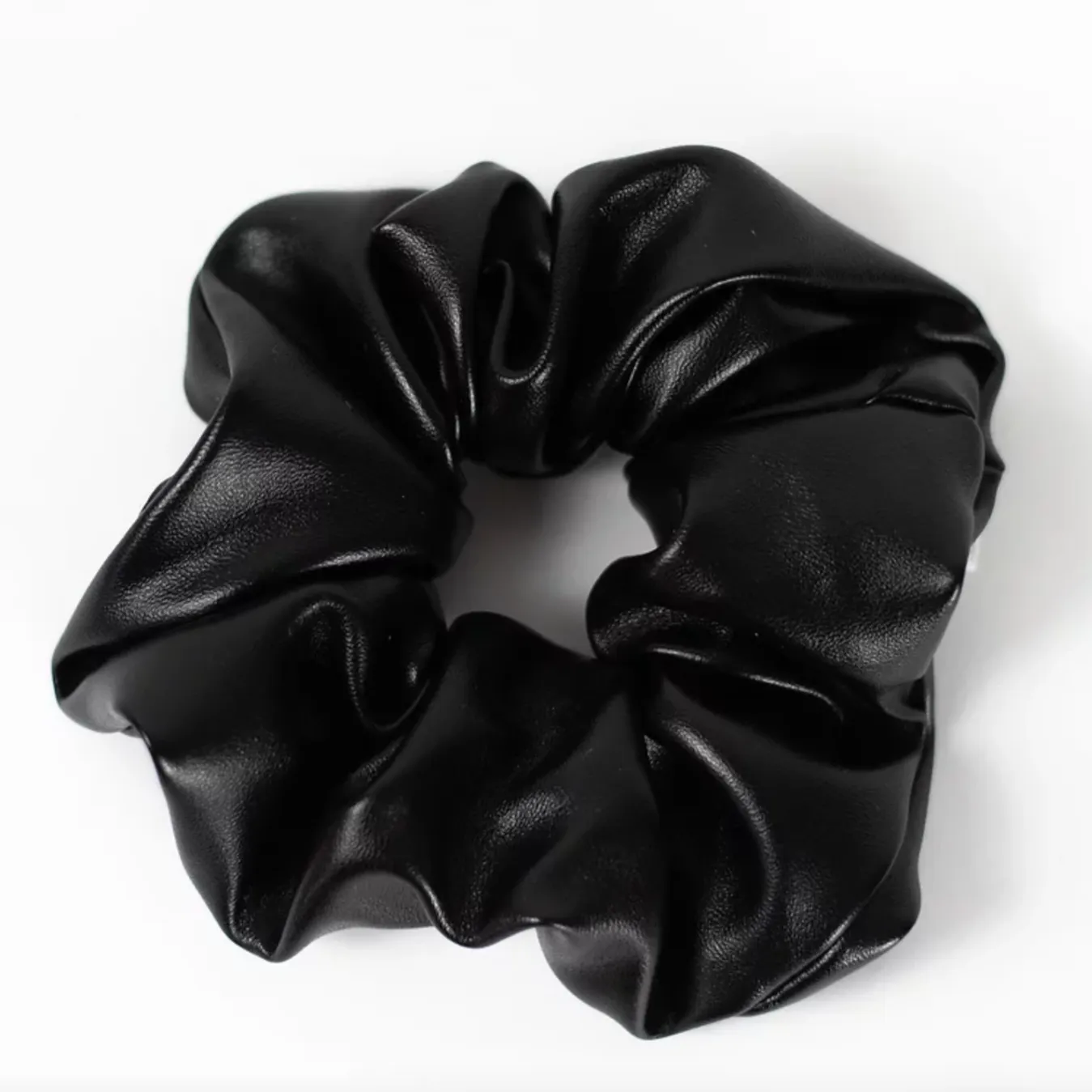 Vegan Leather Scrunchies